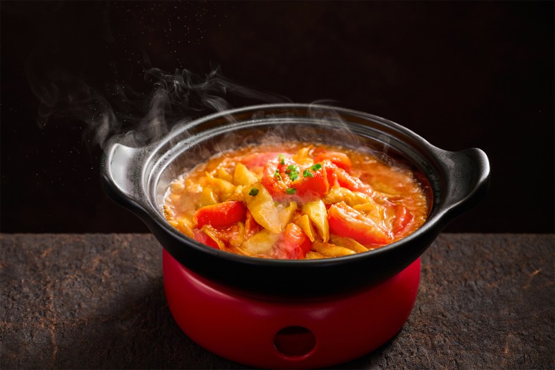 Tomato braised eggplant