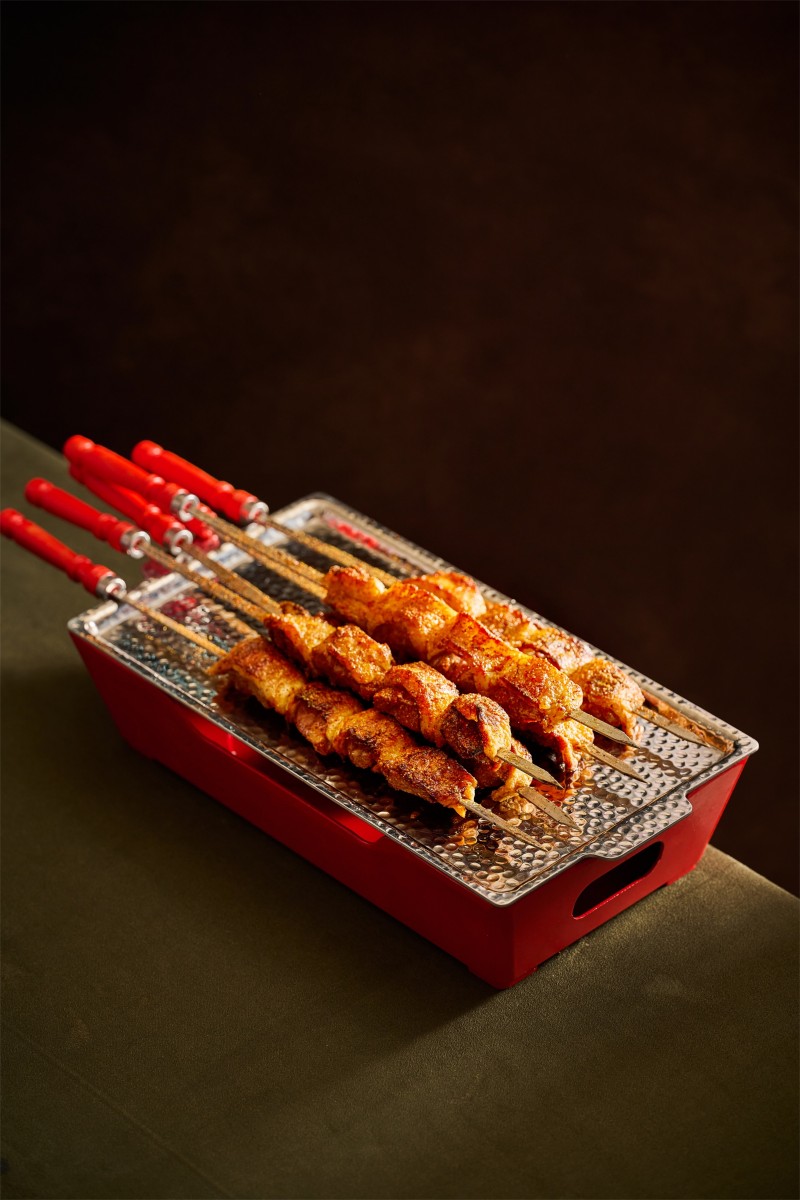 Small roasted oil wrapped in liver