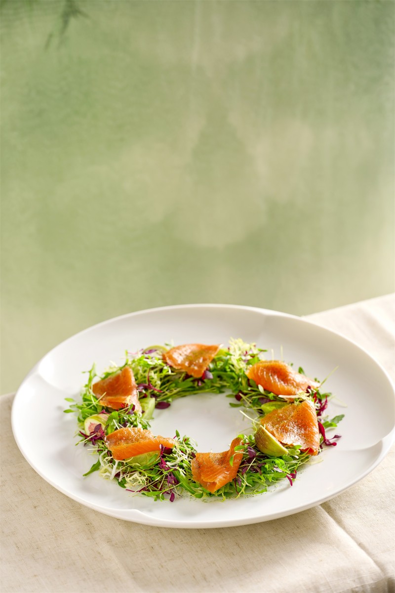 Smoked Xinjiang Salmon Salad