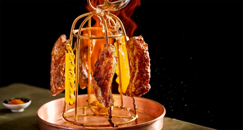 Istanbul grilled pork rack