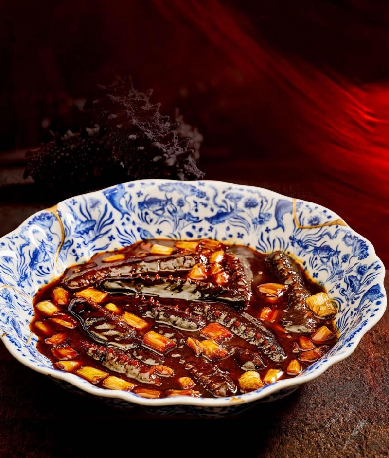 Scallion braised Guanxi ginseng