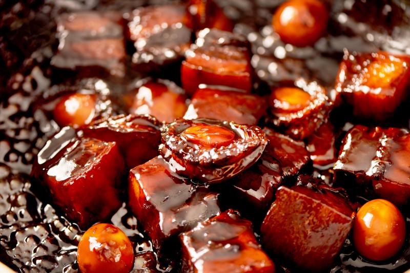 Red-Cooked Pork with Abalone