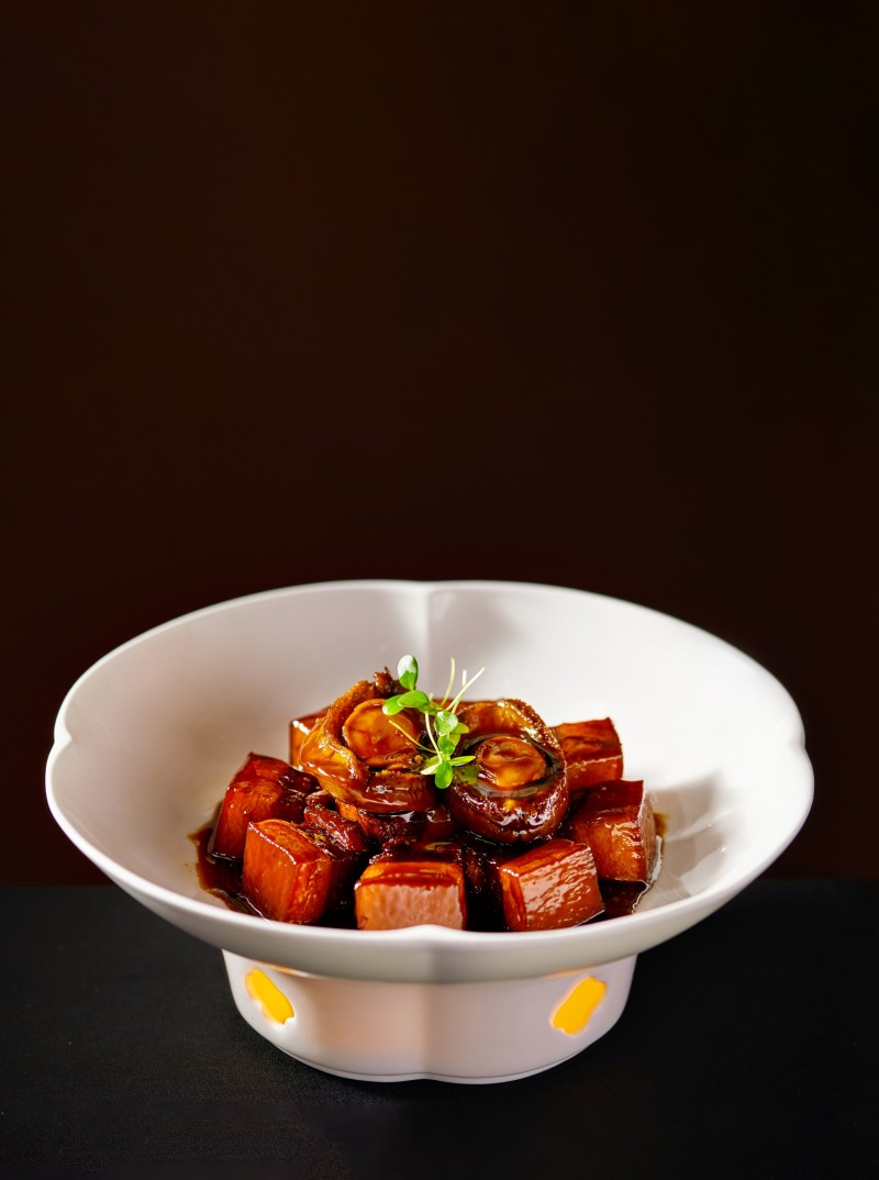 Braised pork in brown sauce