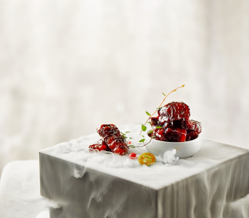 Sweet and Sour Plum Black Pork Chop